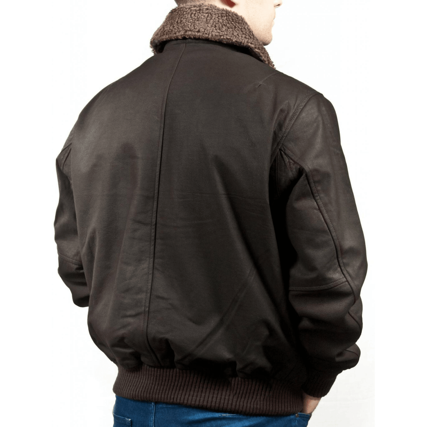 Men's B3 Bomber Leather Jacket - Bull Armour