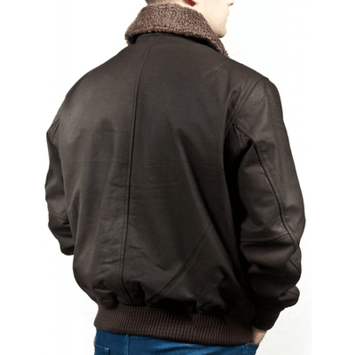 Men's B3 Bomber Leather Jacket - Bull Armour