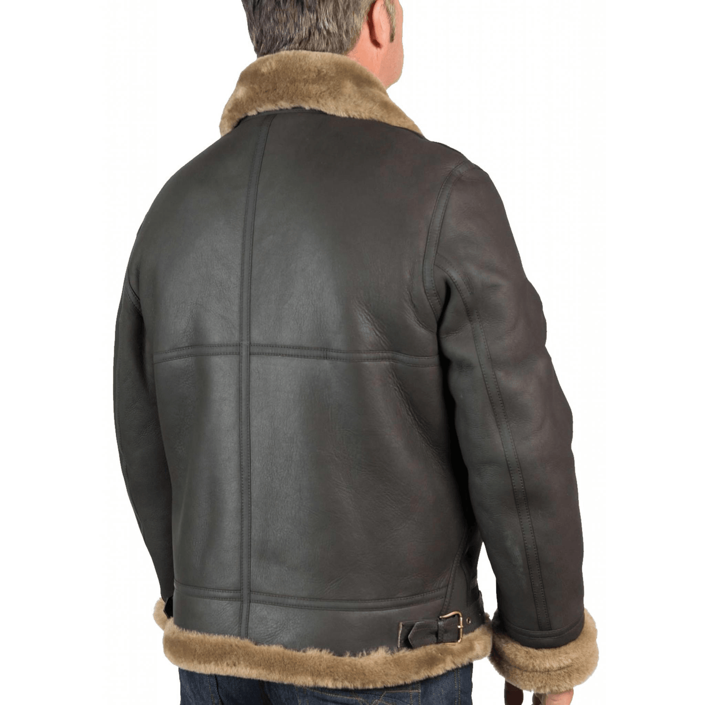 Men's B3 Bomber Leather Jacket - Bull Armour